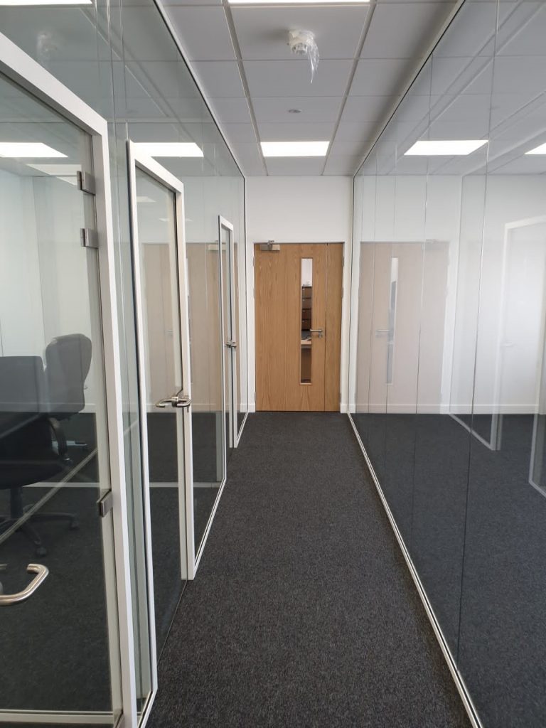 Services Pure Glass Partitions